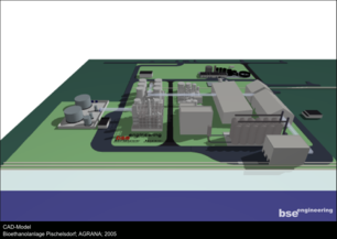 CAD Model Bioethanolanlage Pischelsdorf AGRANA